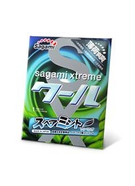 Презерватив Sagami Xtreme Mint с ароматом мяты - 1 шт. - Sagami - купить с доставкой в Обнинске