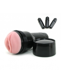 Мастурбатор-вагина Fleshlight - Vibro Pink Lady Touch с вибрацией - Fleshlight - в Обнинске купить с доставкой