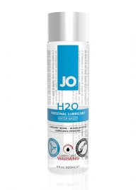 Возбуждающий лубрикант на водной основе JO Personal Lubricant H2O Warming - 120 мл. - System JO - купить с доставкой в Обнинске