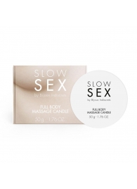 Массажная свеча для всего тела Slow Sex - 50 гр. - Bijoux Indiscrets - купить с доставкой в Обнинске