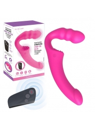 Розовый безремневой страпон Straples Strap-On Dildo - Erokay - купить с доставкой в Обнинске