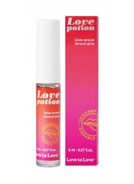 Возбуждающий блеск для губ Love Potion - 8 мл. - Love to Love - купить с доставкой в Обнинске