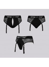 Трусики для фиксации насадок Strap-on-me Harness Lingerie Diva XS - Strap-on-me - купить с доставкой в Обнинске