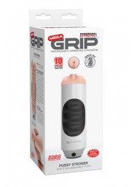 Мастурбатор-вагина Extreme Toyz Mega Grip Vibrating Stroker Mouth - Pipedream - в Обнинске купить с доставкой