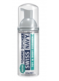 Очищающая пенка для игрушек и тела Toy   Body Cleaner Foamer - 47 мл. - Swiss navy - купить с доставкой в Обнинске