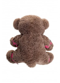 Бондажный набор: бурый мишка с розовыми оковами и наручниками - Pecado - купить с доставкой в Обнинске