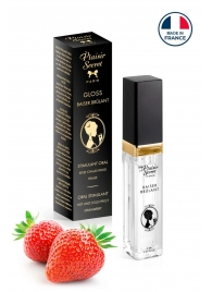 Стимулирующий блеск для губ со вкусом клубники - 7 мл. - Plaisir Secret - купить с доставкой в Обнинске