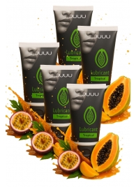 Набор из 5 съедобных лубрикантов JUJU со вкусом тропических фруктов - JuJu - купить с доставкой в Обнинске