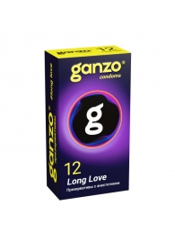 Презервативы с анестетиком для продления удовольствия Ganzo Long Love - 12 шт. - Ganzo - купить с доставкой в Обнинске