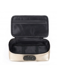 Золотистая сумочка для хранения игрушек Discreet Box - Dorcel - купить с доставкой в Обнинске