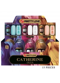 Набор из 15 мастурбаторов Catherine Olga - Baile - в Обнинске купить с доставкой