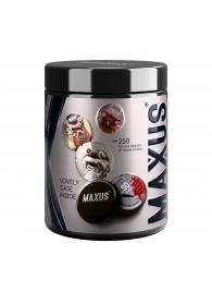 Черные утолщенные презервативы MAXUS Extra Strong с железным кейсом - 15 шт. - Maxus - купить с доставкой в Обнинске