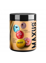 Точечные презервативы MAXUS 2000 Amazing Dots с железным кейсом - 15 шт. - Maxus - купить с доставкой в Обнинске
