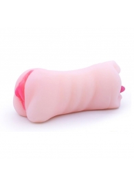 Телесный двусторонний мастурбатор - вагина и ротик - Boys of Toys - в Обнинске купить с доставкой