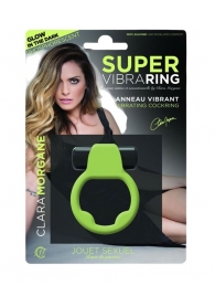 Люминесцентное эрекционное виброкольцо Super - Clara Morgane - в Обнинске купить с доставкой