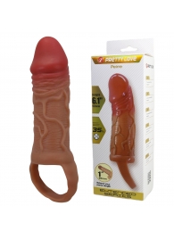 Реалистичная насадка на член Peirre - 15,5 см. - Baile - в Обнинске купить с доставкой Реалистичная насадка на член Peirre - 15,5 см. - Baile - в Обнинске купить с доставкой