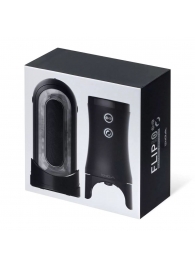 Набор Tenga Flip Zero Electronic Vibrotation: мастурбатор с вибрацией и устройство вращения - Tenga - в Обнинске купить с доставкой