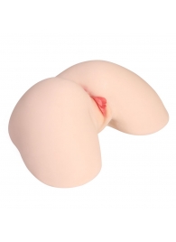 Мастурбатор-полуторс с двойным слоем материала и вибрацией Jenny Onahole Real Hips - KOKOS - в Обнинске купить с доставкой