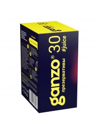 Ароматизированные презервативы Ganzo Juice - 30 шт. - Ganzo - купить с доставкой в Обнинске