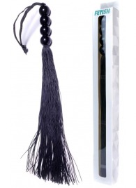 Черная силиконовая плеть - 37 см. - Boys of Toys - купить с доставкой в Обнинске