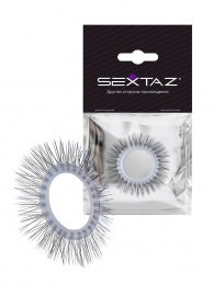 Круглое эрекционное кольцо с «ресничками» - Sextaz - в Обнинске купить с доставкой