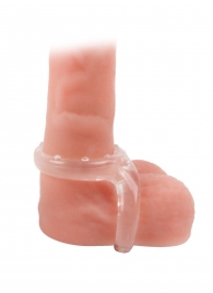 Прозрачное двойное эрекционное кольцо - Sex Expert - в Обнинске купить с доставкой