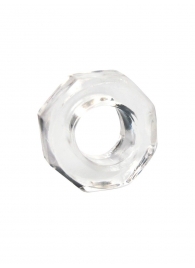 Прозрачное эрекционное кольцо в форме гайки - Sex Expert - в Обнинске купить с доставкой