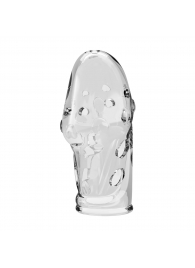 Прозрачная насадка на пенис Booker - 8 см. - Baile - в Обнинске купить с доставкой