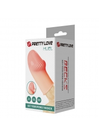 Телесная насадка на пенис Huel - 9 см. - Baile - в Обнинске купить с доставкой