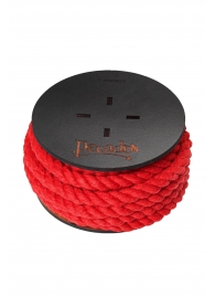 Красная веревка для шибари на катушке - 5 м. - Pecado - купить с доставкой в Обнинске