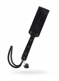 Черный кожаный пэддл - 32 см. - Pecado - купить с доставкой в Обнинске