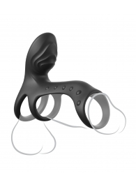 Черная насадка на пенис Ultimate Couples Cage Pro - Pipedream - в Обнинске купить с доставкой