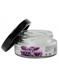 Массажная свеча «Сирень» - 50 мл. - SGAN - купить с доставкой в Обнинске