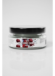 Массажная свеча «Спелая вишня» - 50 мл. - SGAN - купить с доставкой в Обнинске