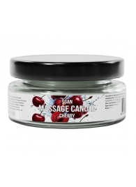 Массажная свеча «Спелая вишня» - 50 мл. - SGAN - купить с доставкой в Обнинске