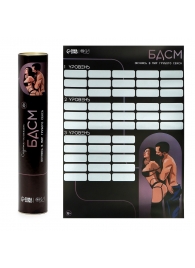 Плакат для двоих со скретч-слоем «БДСМ» - Сима-Ленд - купить с доставкой в Обнинске