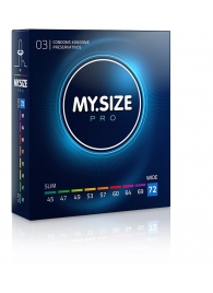 Презервативы MY.SIZE размер 72 - 3 шт. - My.Size - купить с доставкой в Обнинске