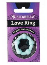 Цветное эрекционное кольцо Love Ring с бусинами - Sitabella - в Обнинске купить с доставкой