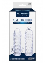 Набор из 2 прозрачных насадок на член Seductive Tickler Sleeves Set - NMC - в Обнинске купить с доставкой