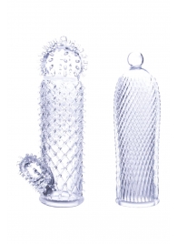 Набор из 2 прозрачных насадок на член Seductive Tickler Sleeves - NMC - в Обнинске купить с доставкой