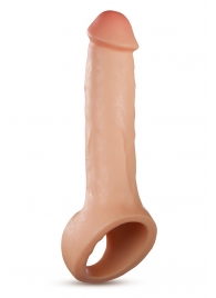 Телесная насадка-удлинитель Thrive 8.75 Inch Realistic Penis Extender Sleeve - 22,2 см. - Blush Novelties - в Обнинске купить с доставкой