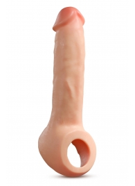 Телесная насадка-удлинитель Thrive 8.75 Inch Realistic Penis Extender Sleeve - 22,2 см. - Blush Novelties - в Обнинске купить с доставкой