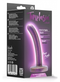 Фиолетовая насадка с гладкой поверхностью Surrender 4.75 Inch Beginner Pegging Dildo - 12 см. - Blush Novelties - купить с доставкой в Обнинске