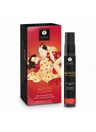 Оральный спрей Waves of Pleasure с ароматом клубники и шампанского - 20 мл. - Shunga - купить с доставкой в Обнинске