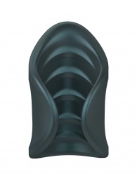 Серый сквозной мастурбатор с вибрацией Manwan Starter - Manwan - в Обнинске купить с доставкой