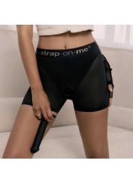 Трусики-шорты для фиксации насадок Strap-on-me Harness Lingerie Halo - size XS - Strap-on-me - купить с доставкой в Обнинске