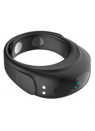 Черное эрекционное виброкольцо на ремешках - Boys of Toys - в Обнинске купить с доставкой