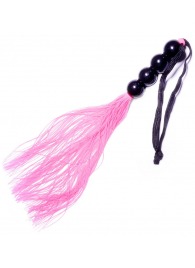 Розовая силиконовая плеть - 35,5 см. - Boys of Toys - купить с доставкой в Обнинске