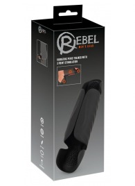 Черный вибромастурбатор с трехточечной стимуляцией Penis Trainer with 3 Point Stimulation - Orion - в Обнинске купить с доставкой