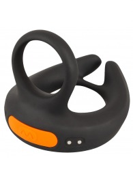 Черный вибростимулятор мошонки RC Scrotum Stimulator with Vibration - Orion - в Обнинске купить с доставкой